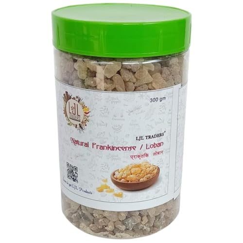 LJL Traders Kunthirikkam 300 gm | Organic Premium Incense Olibanum | Frankincense | Monastery Incense | Boswellia carterii 100% Natural | Kunduru | Loban | Church Kunthirikkam - Image 1