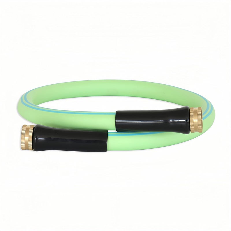 Atlantic Female to Female HeavyDuty Garden hose 4 ft x 5/8 inch Green Color Short Leader Water Hose (4 Feet) - Image 1