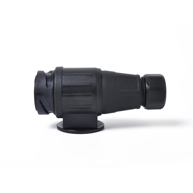 4 pcs 12V 13 Pin Trailer Plug Adapter Nylon 13 Pole Trailer Electrical Connector Wiring Connector Adapter (Black) - Image 1