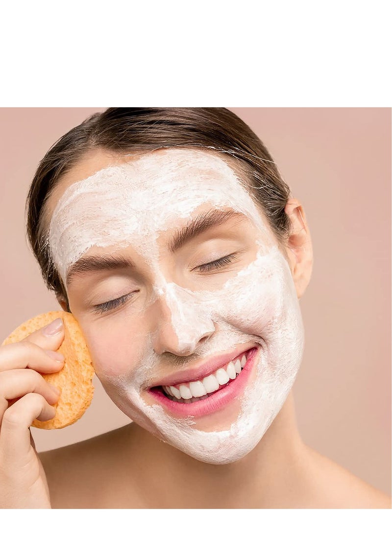 SYOSI - Compressed Facial Sponges, 4 Color Facial Sponges Cleansing Wash Face Sponge, Exfoliating Cellulose Facial Cosmetic Sponges for Makeup Removal 40 Count 2.5 Inch - Image 1