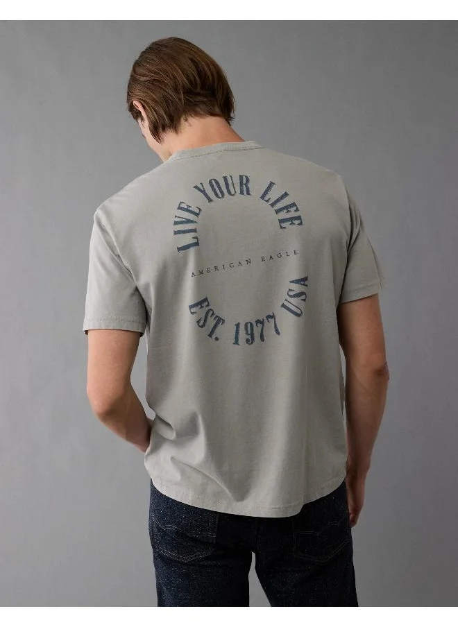 American Eagle AE Logo Graphic T-Shirt