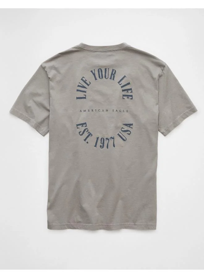 American Eagle AE Logo Graphic T-Shirt