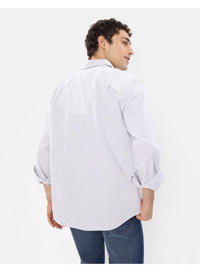 American Eagle AE Striped Everyday Oxford Button-Up Shirt - Image 4