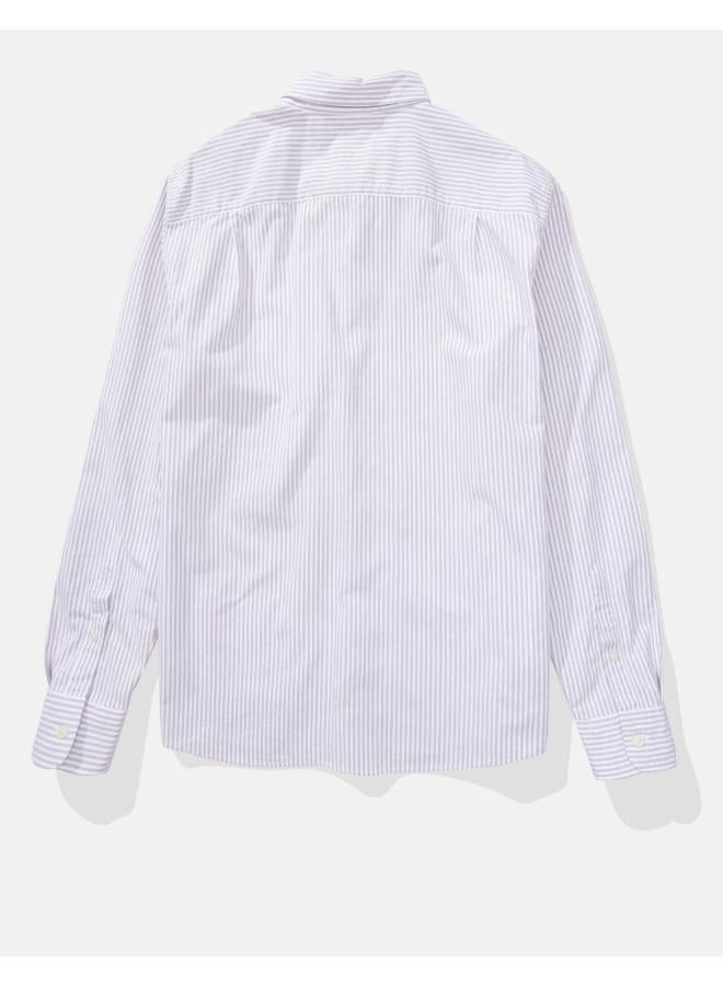 American Eagle AE Striped Everyday Oxford Button-Up Shirt - Image 2