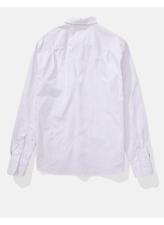 American Eagle AE Striped Everyday Oxford Button-Up Shirt  - Image 4