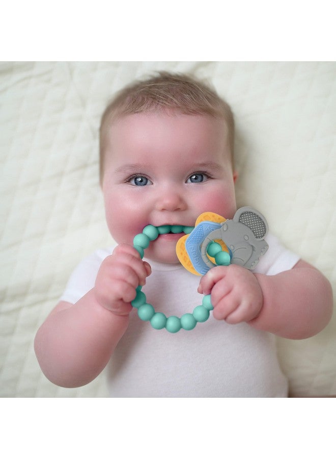 Nuby Chewy Charms Key Silicone Teether, Neutral, 1 Count (Pack of 1) - Image 4
