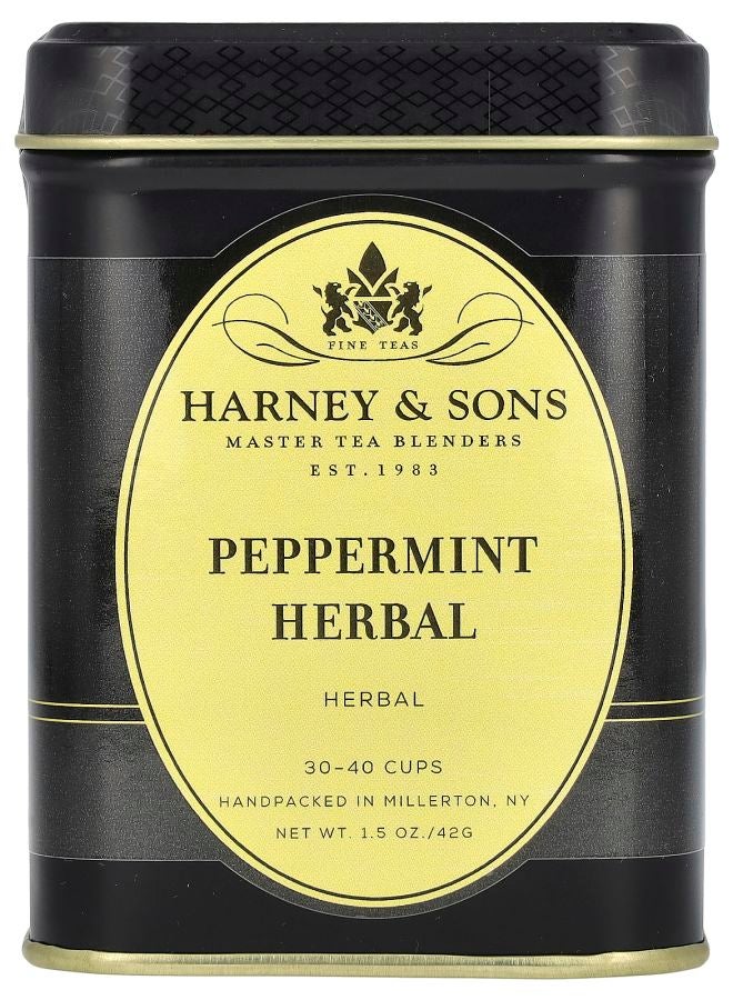 HARNEY & SONS شاي أعشاب بالنعناع خالي من الكافيين 1.5 أونصة (42 جرام)