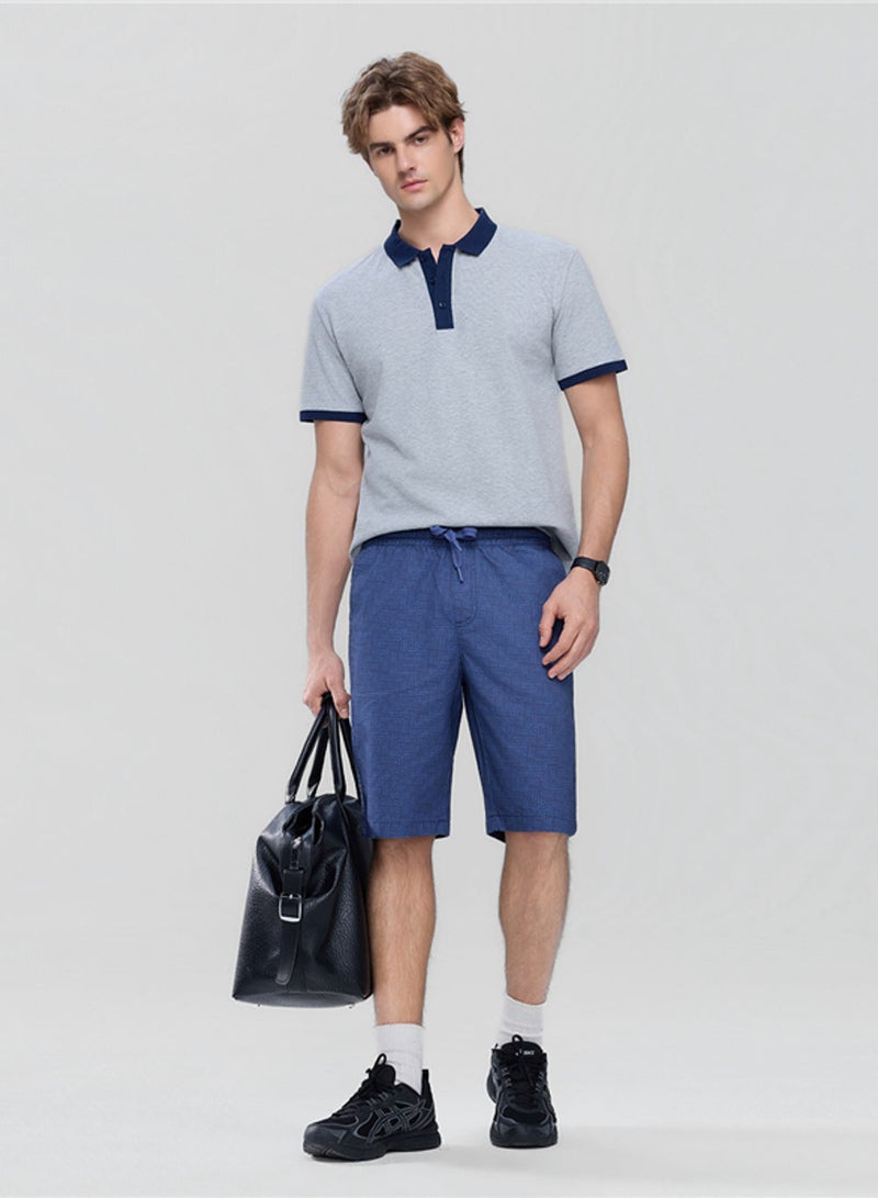 GIORDANO Men’s Slim Twill Bermuda Shorts with Elastic Waist - Image 2
