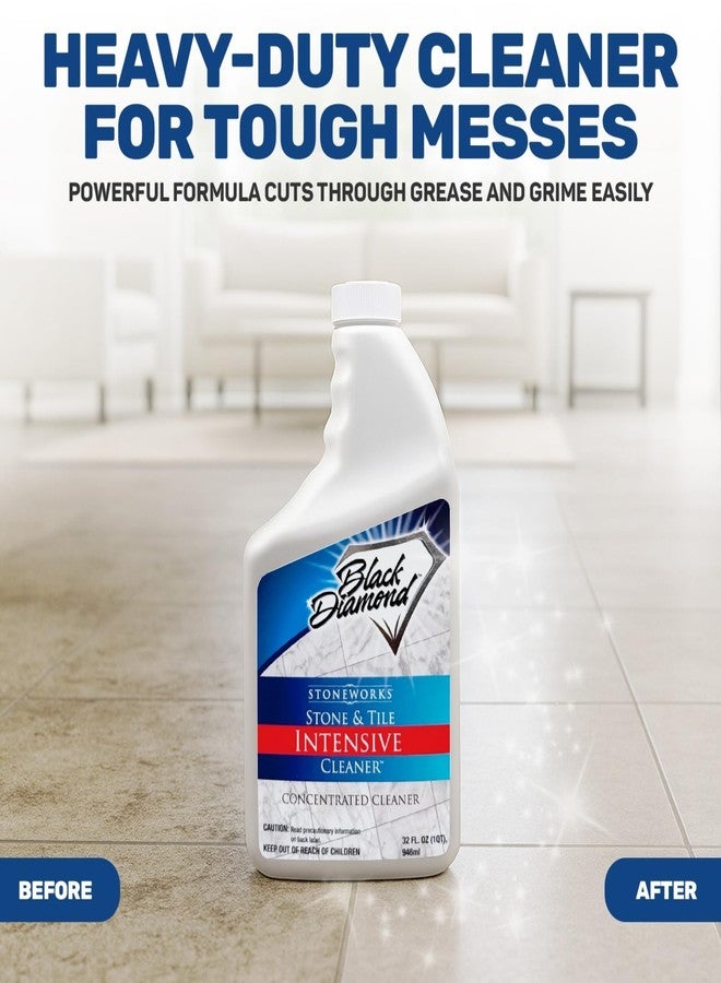 Black Diamond Stoneworks Stone & Tile Intensive Cleaner - Professional Deep Cleaner for Marble, Limestone, Travertine, Granite, Slate, Ceramic & Porcelain Tile - Acid-Free Concentrate (1-Qt.) - Image 4