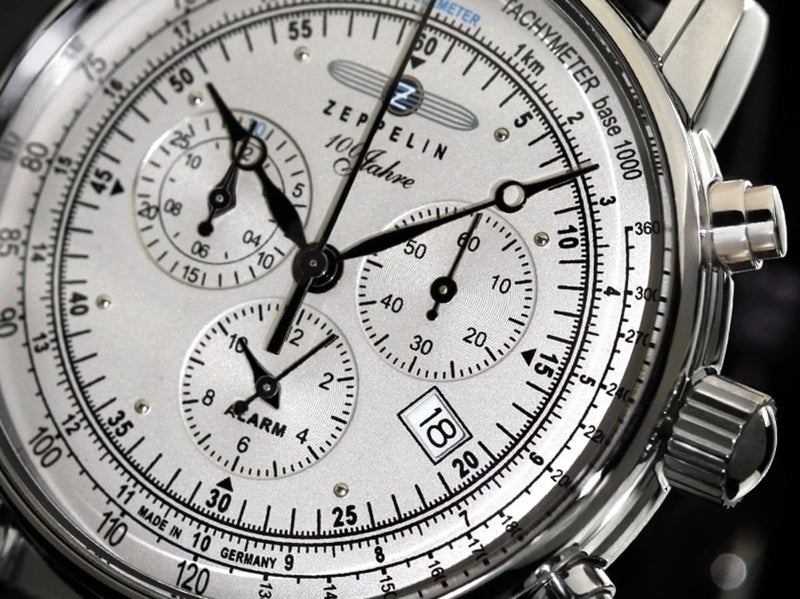 Zeppelin Men’s Quartz Chronograph with Metal Strap - Image 3