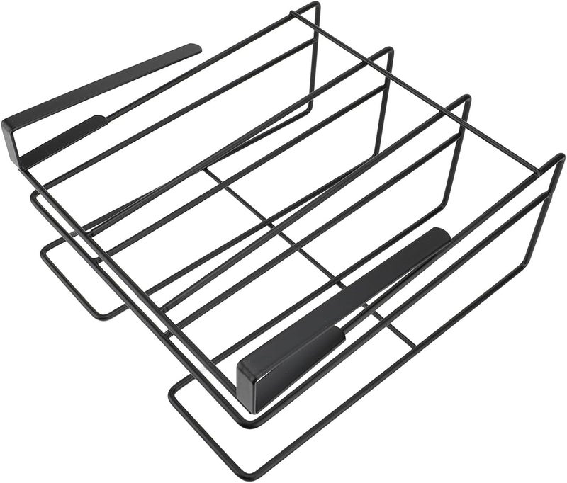 Under Cabinet Rack Carbon Steel, Multifunctional Hanging Holder for Kitchen Chopping Board, 27x30cm - Durable Construction, Easy No Drill Installation, Space Saving Organizer - Image 5