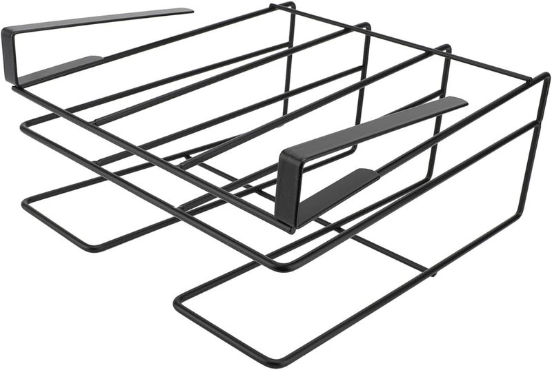Under Cabinet Rack Carbon Steel, Multifunctional Hanging Holder for Kitchen Chopping Board, 27x30cm - Durable Construction, Easy No Drill Installation, Space Saving Organizer - Image 2