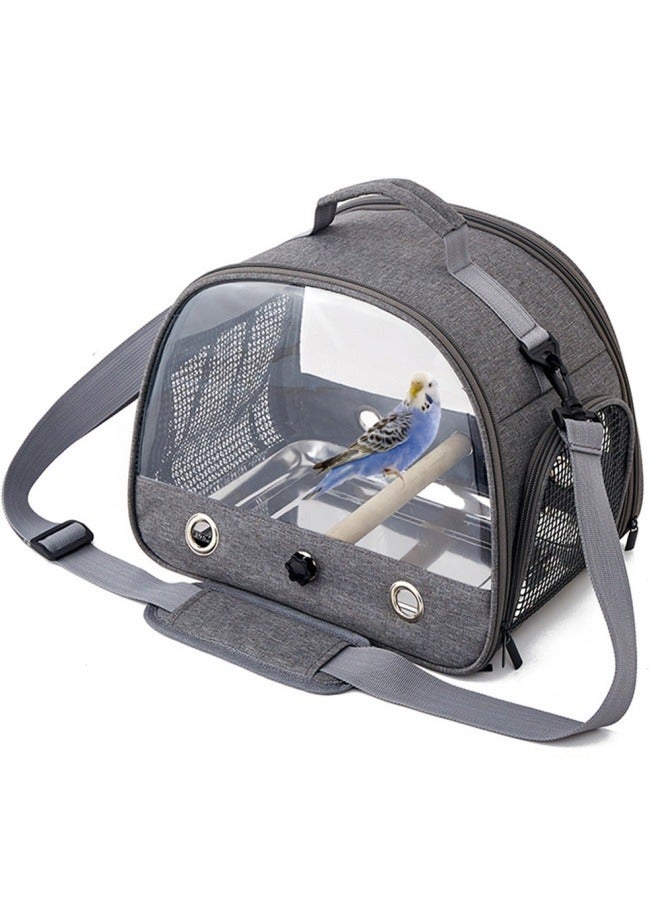 عام حقيبة محمولة قابلة للطي للحيوانات الأليفة ، مصنوعة من قماش أكسفورد PVC ، حقيبة نزهة حميمة للأرانب والببغاوات