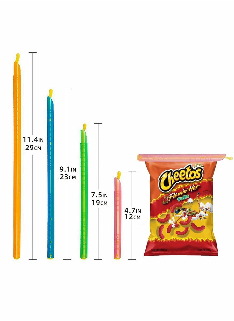 Excefore - Bag Clips for Bags Plastic Bag Sealer,Portable Sealing Clips Rods Creates True Airtight & Waterproof Seal on Storage Bags For Home Kitchen Use Food Storage Fresh Keeping Reusable Closure (16 PCS） - Image 1