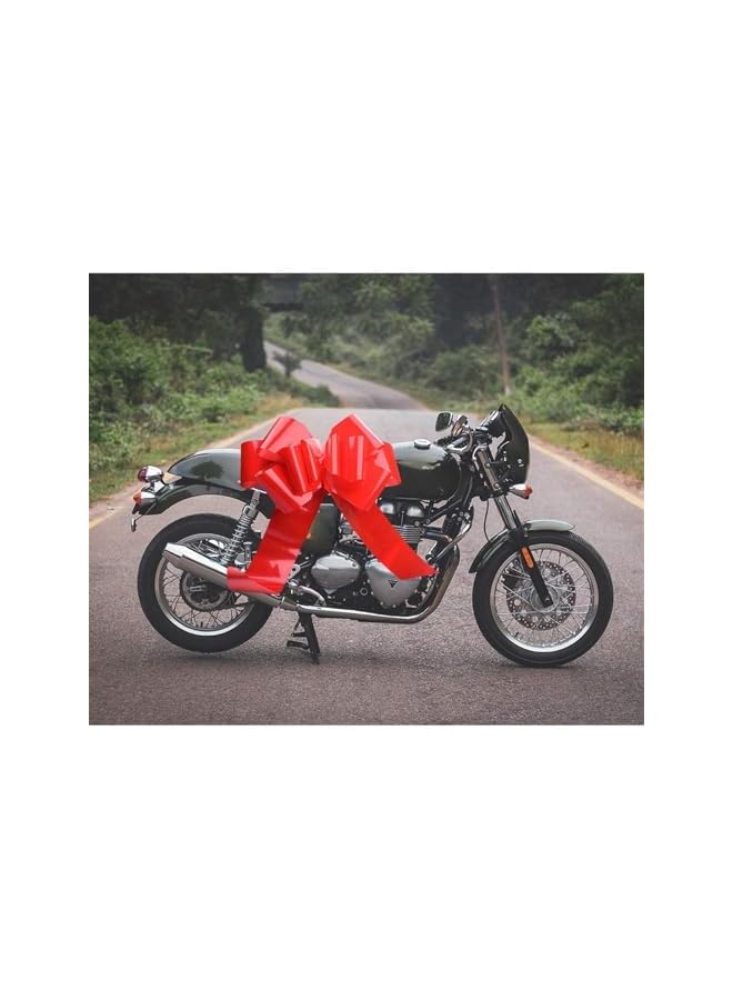 The Bros Pull Bows, 30" Red Large Car Bows Car Ribbon Bows Pull Bows for Large Birthday Bow Huge Car Bow Gift Wrapping Car For Valentine Day Wedding Party - Image 4