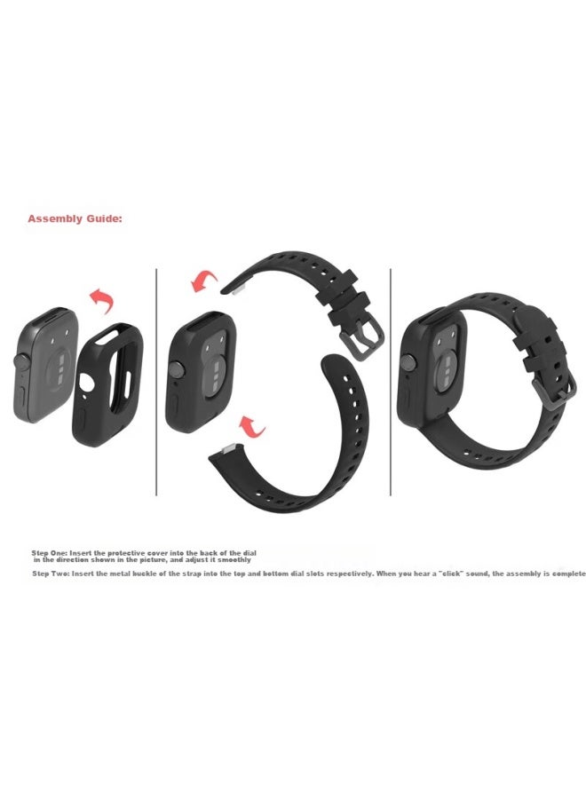 Chensong Silicone Protective Case For Huawei Fit3 Smarch, Anti-drop Half-pack Protective Cover - Image 3