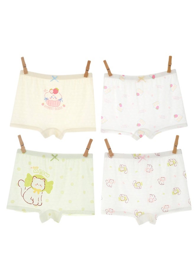 KUYING New Comfortable Skin friendly Breathable Underwear Set 0f 4