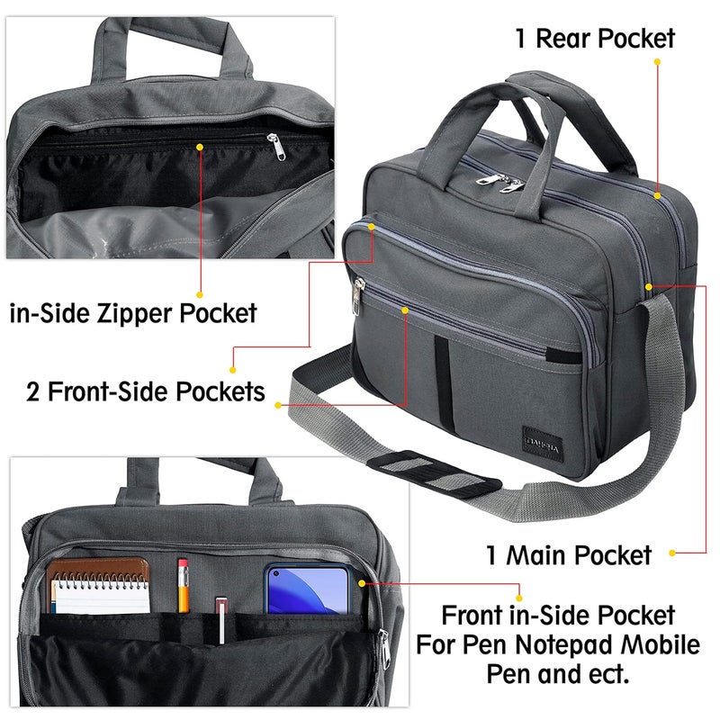 DAHSHA Stylish Nylon Small Sling Cross Body Travel Bag for Business Office Messenger One Side Shoulder Carry Handbag Bag For Men & Women (35 x 18 x 25 Cm) - Image 3