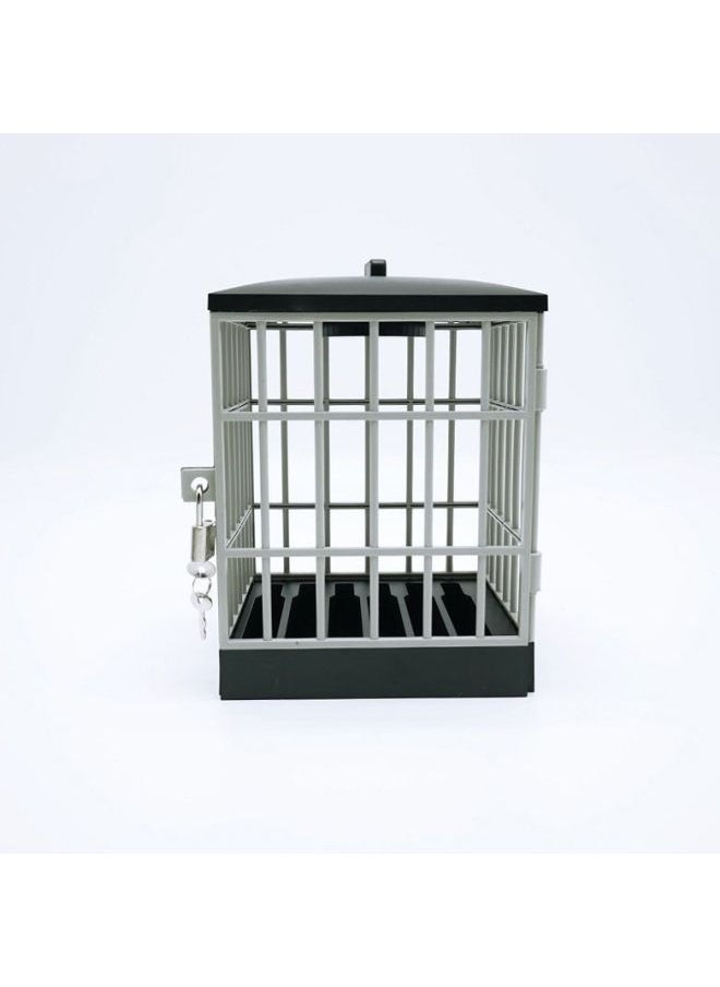 Generic - Timing Mobile Phone Lock Box Self-discipline Artifact Keeping Cage Learning Party Mobile Phone Prison Belt-Color:Gray Lock Timer - Image 1