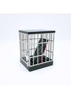 Timing Mobile Phone Lock Box Self-discipline Artifact Keeping Cage Learning Party Mobile Phone Prison Belt-Color:Gray Lock Timer