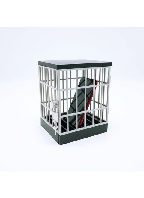 Timing Mobile Phone Lock Box Self-discipline Artifact Keeping Cage Learning Party Mobile Phone Prison Belt-Color:Gray Lock Timer