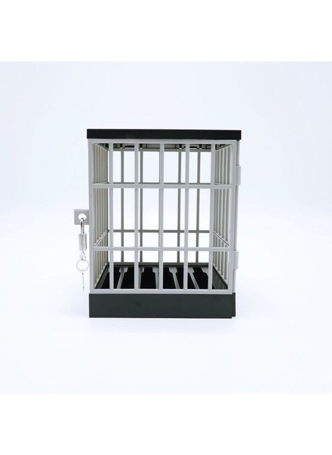 Generic - Timing Mobile Phone Lock Box Self-discipline Artifact Keeping Cage Learning Party Mobile Phone Prison Belt-Color:Gray Lock Timer - Image 1