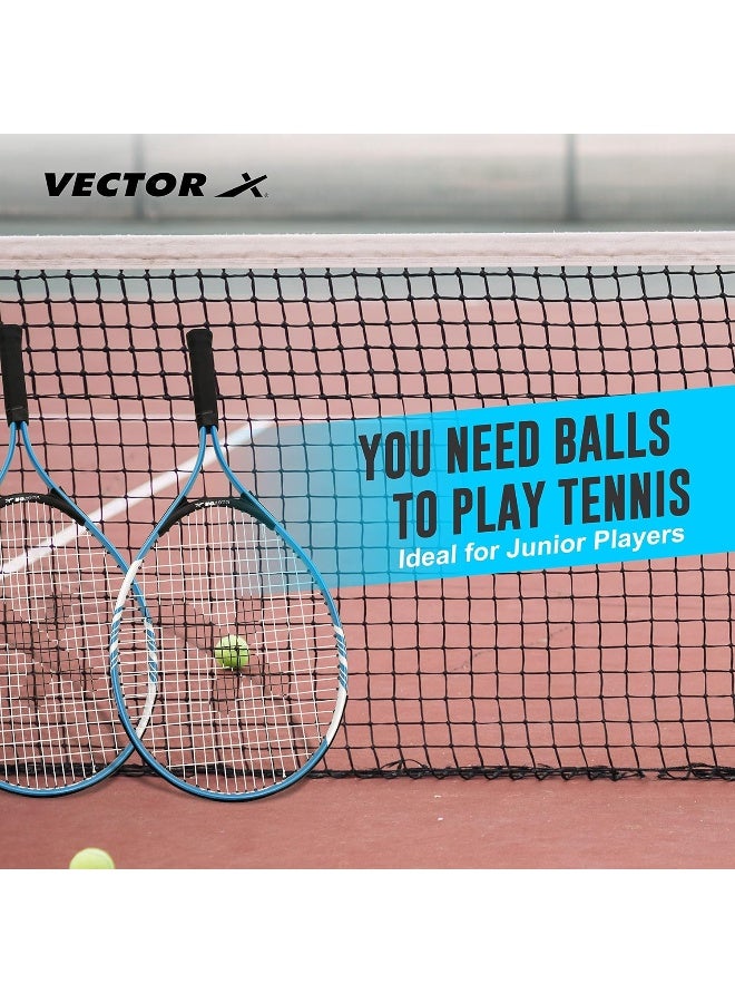 Vector X VXT-520 23 Inch Strung Tennis Racquet – Lightweight Adult Tennis Racket, High Power & Control, Blue - Image 4