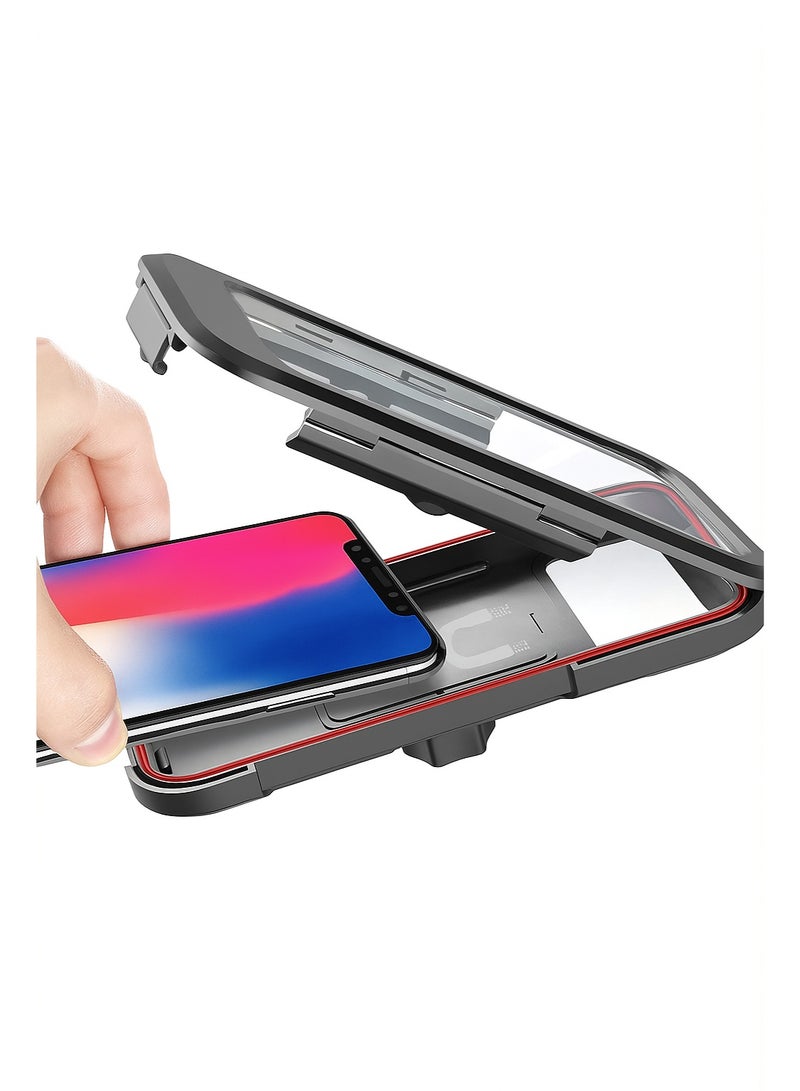 M3 Motorcycle, Scooter & Bicycle Phone Holder and Case – Waterproof & Rain-Resistant – Super Strong Stability with Full Protection from Shocks and Drops – Durable and Secure Design for All Riding Conditions - Image 2