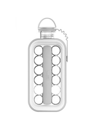 ELTRAZONE Portable 2-in-1 Ice Ball Maker & Ice Cube Tray with Lid – BPA-Free Ice Sphere Mold for Freezer, Makes 17 Round Ice Cubes (Gray) - pzsku/Z7A22237F78707E86DEE3Z/45/1744001034/39512635-c439-4744-99df-cf2946e37524