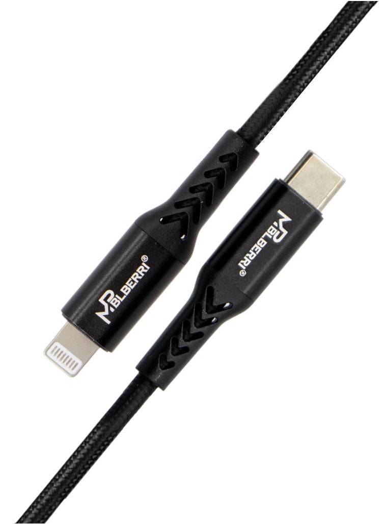 mpBLBERRI - Type-C Lightning PD Cable 1M | mpBLBERRI BLB-U331 - Image 1