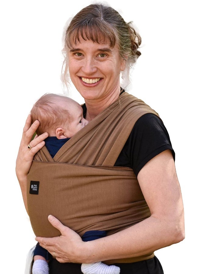 Simply Essential Solutions حمالة أطفال ناعمة، مرنة، قطنية، حمالة أطفال، غطاء للرضاعة للاستخدام مع حديثي الولادة - الأطفال الصغار - Image 2