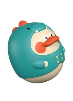 NIBEMINENT Baby Wobbler Toy Duck Tummy Time Animal Shaped Large Swaying Early Educational for Infant Newborn Green  - Image 3