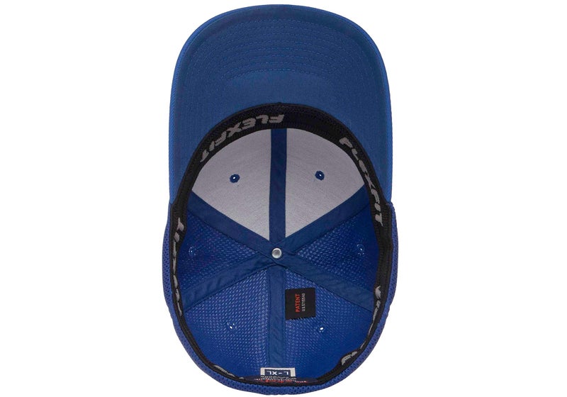 Flexfit Unisex Ultrafibre Airmesh Fitted Trucker Hat, Royal, Small-Medium - Image 2