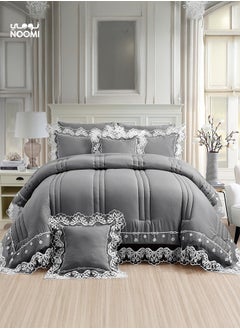 Noomi Lisa bridal bedspread nefrin 8 pcs microfiber high-end lace  - Image 1