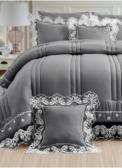 Noomi Lisa bridal bedspread nefrin 8 pcs microfiber high-end lace  - Image 2
