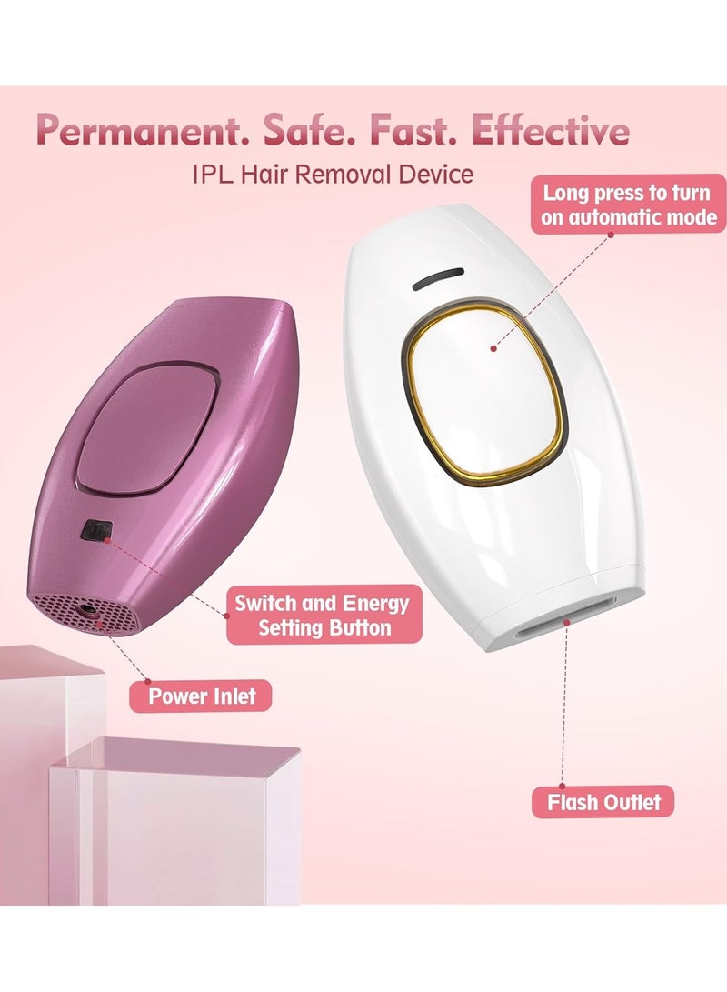 DIGI CORE Laser Hair Removal Device IPL Epilator for Women & Men, 500,000 Flashes, Permanent Hair Reduction Machine for Home Use, Painless Light Technology for Face, Arms, Legs & Body, Safe Hair Removal System White - Image 5