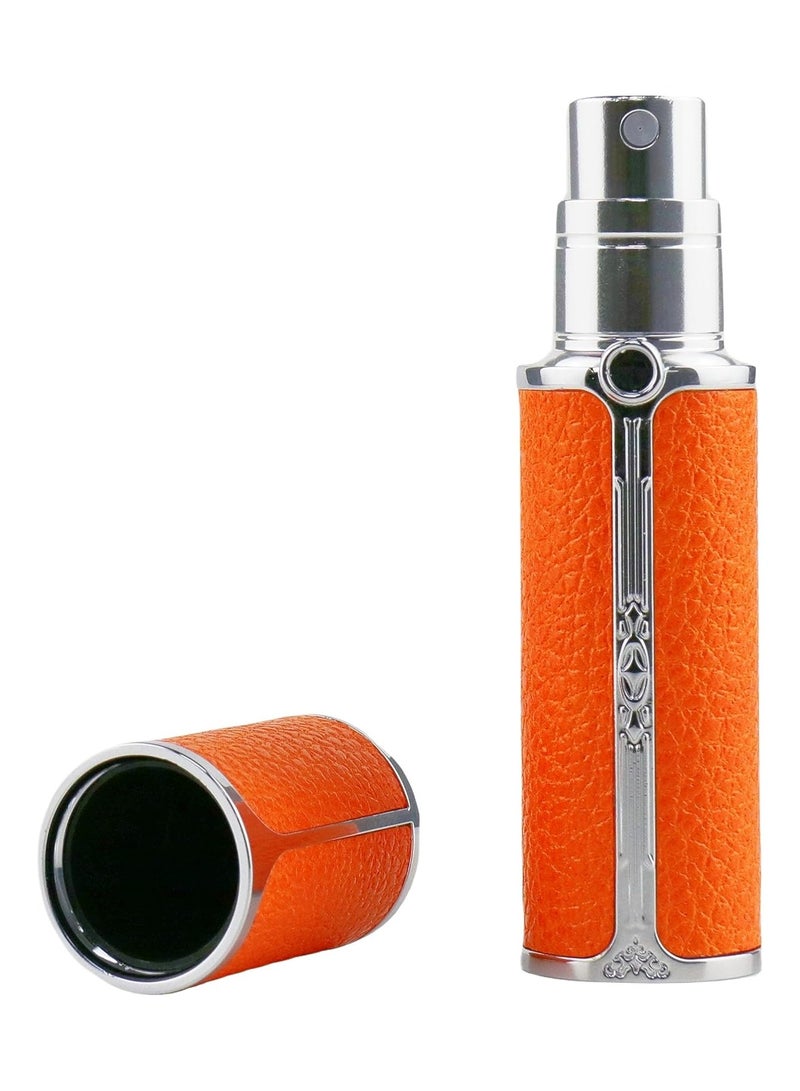 Perfume Atomizer Bottle Portable Mini Refillable Atomizer Travel Size Spray Bottles Accessories 5ml/0.2oz F906-1 (orange)  - Image 1