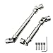 HOPLEX 2pcs Stainless Steel Drive Shaft Universal Joint Driveshaft for 118 RC Rock Crawler Axial UTB18 Capra Unlimited Trail Buggy - Image 2