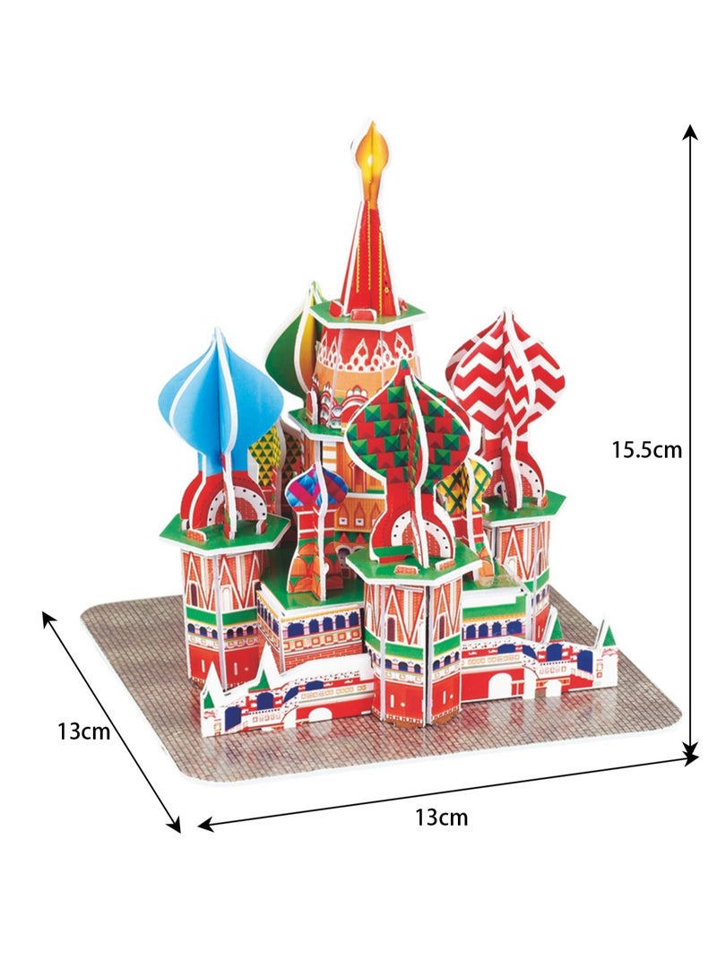 World Famous Architectural Puzzle Varisi Cathedral Children's Toys - Image 3
