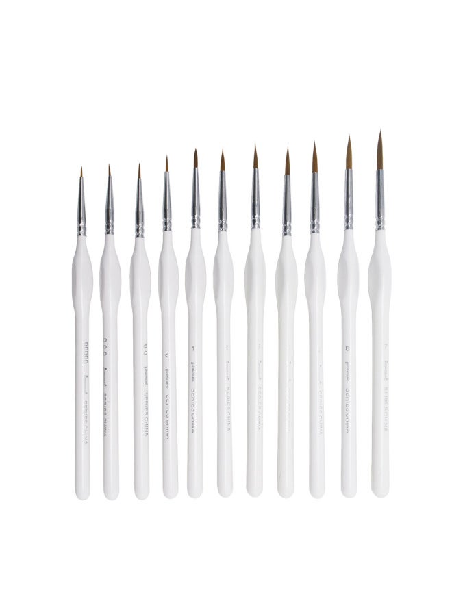 Nine Extremely Three-sided Drawing Pen Watercolor Gouache Brushwork Outline Tracing Pen Drawing Surface-drawing Photo Pen Extra Traditional Chinese Painting Hand-painted - Image 1