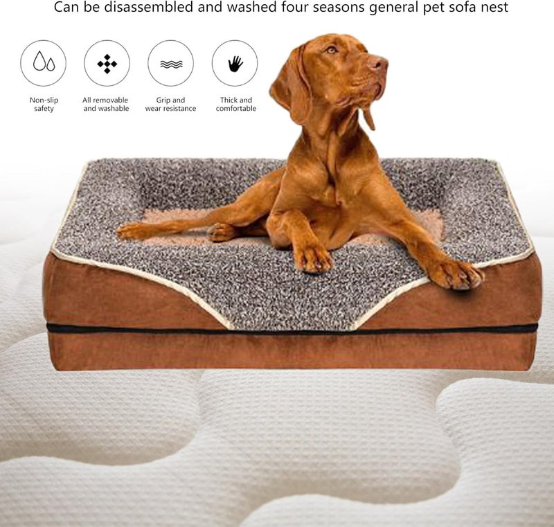 Creative Pet Bed Detachable Cushion Nest for Dogs and Cats Soft Plush Comfortable Sofa Multiple Size Dog Sofa Bed Couch - Image 2