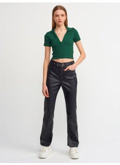 Dilvin Dark Green Polo Neck Tshirt  - Image 1
