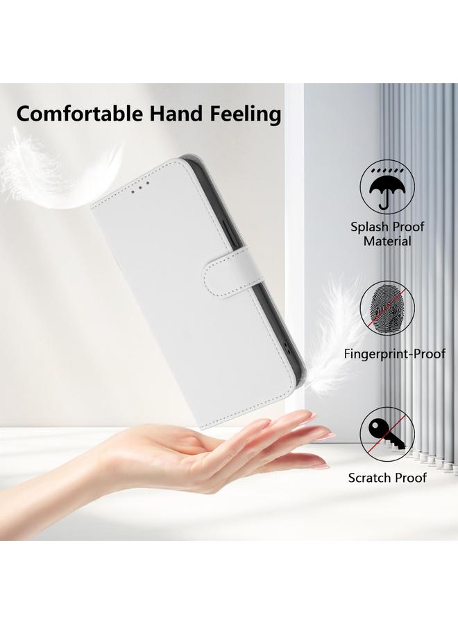 erorex Case For Honor X9c Smart Global Skin Feel Solid Color Leather Phone Case with Lanyard - Image 5