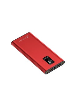 ALFY & CO 10000 mAh Power Bank Portable Charger USB Type C Battery Pack 22.5W Fast Charging Compatible with iPhone 16 15 14 13 Pro Max Samsung Galaxy Z Fold 6 S24 S23 S22 S21 Ultra Apple Watch Airpods iPad Red  - Image 3