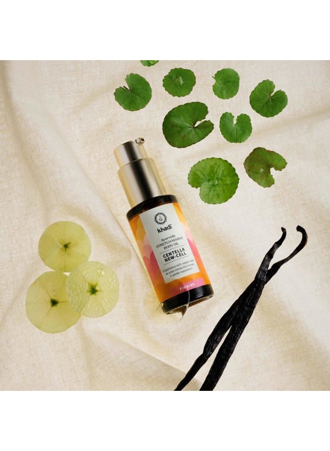 khadi CENTELLA NEW-CELL Ayurvedic Elixir Skin & Soul Oil - Trust in the Intuition of Your Connective Tissue - 100% Vegetable & Natural - 50 ml - Image 5