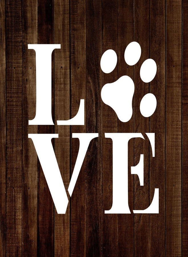 MAGJUCHE Trail of Dog Prints Stencil 6 Inches, Reusable Cat Prints Stencil for Painting DIY Crafts Decor - Image 3