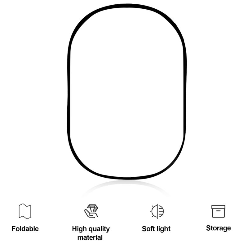 Selens Selens Light Diffuser Photography 150x200cm Sun Reflector Soft Diffusion Panel Professional Foldable Pop-out for Portrait Product Photo Studio Lighting Video Flash Outdoor Indoor with Carry Bag - Image 2