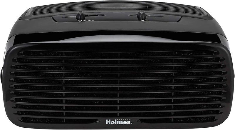 Holmes Desktop HEPAType  3 Speeds plus Optional Ionizer small Air Purifier HAP242BU Black - Image 3