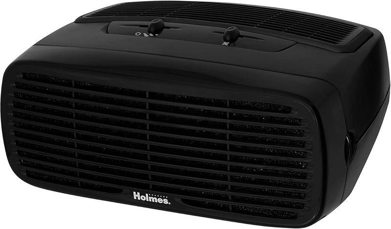 Holmes Desktop HEPAType  3 Speeds plus Optional Ionizer small Air Purifier HAP242BU Black - Image 1