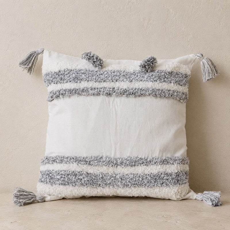 DANUBE HOME Woven Cushion 45X45Cm - Bohemia Layla, Multicolour, Expressive Square Woven Cushion, Polyester-Cotton Blend, For Garden Seating And Covered Terraces - Image 1